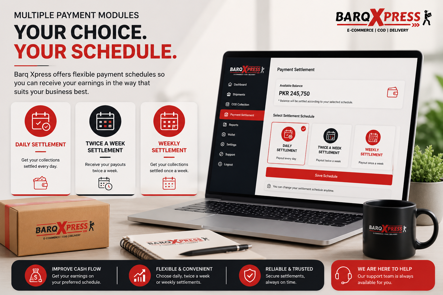Multiple Payment Options